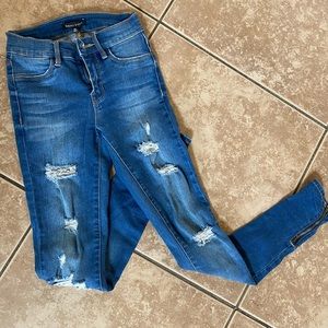 Kendall and Kylie High Rise Jeans
